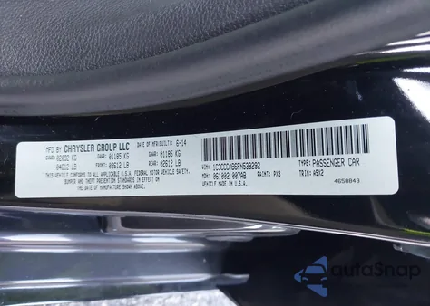 2015 Chrysler 200 Limited from USA, damaged, VIN 1C3CCCAB6FN539292